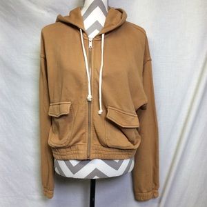 Aerie Women’s Carmel Zip Up Sweat jacket NWT